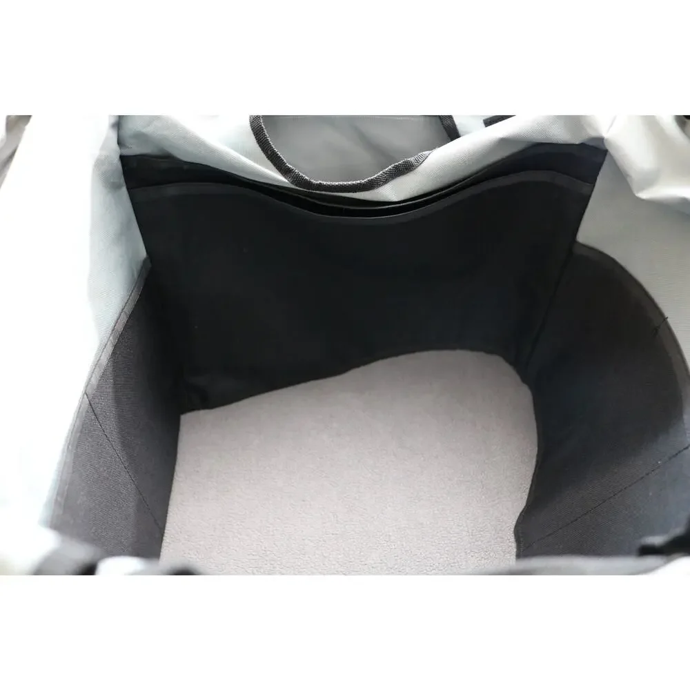 CUTTING EDGE Craft Organizer Bag Rolling Cart Grey Black Pockets